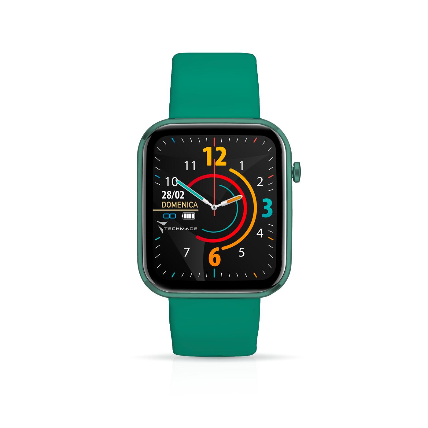 Smartwatch HAVA con cassa in alluminio 1.69" colore verde 2/3