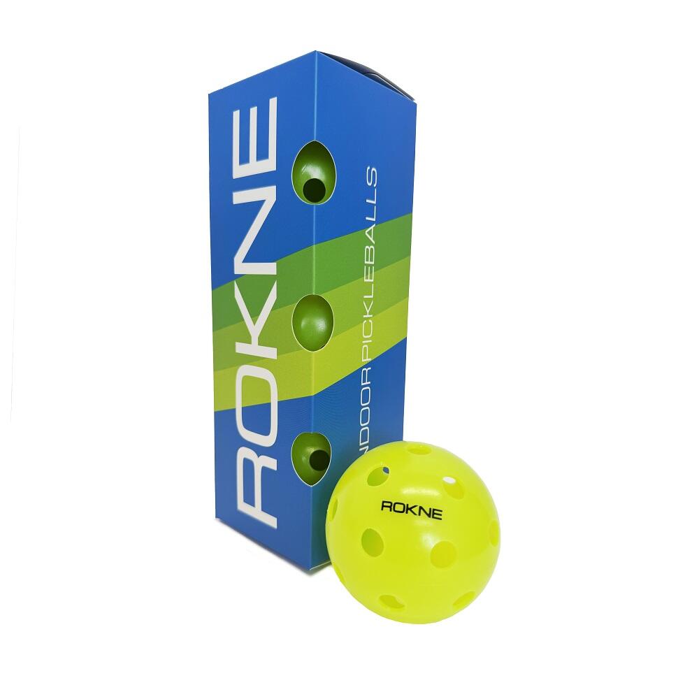 Rokne Indoor Pickleball Balls - 3 Balls 1/1