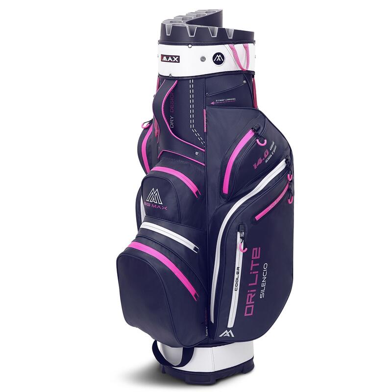 Dri Lite Silencio 2 - Sac de golf imperméable - Sac chariot - Fuchsia