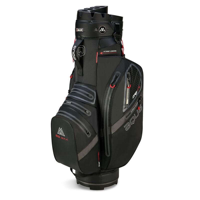 Aqua Silencio 4 - Waterdichte Golftas - Cart Bag - Zwart