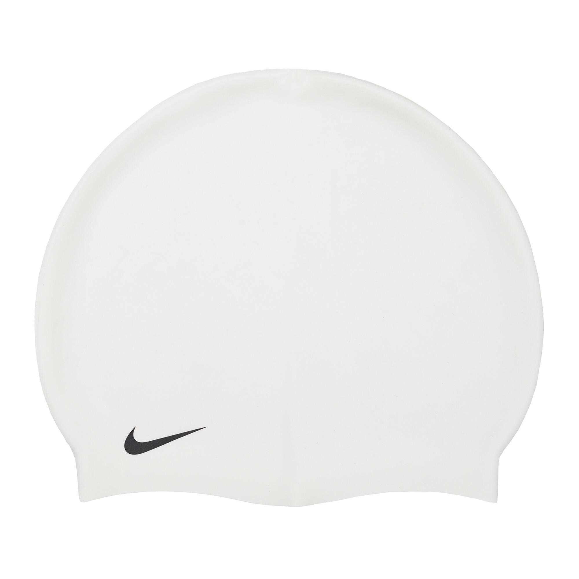 Bonnet de Bain Nike Swim Solid Silicone Training Blanc 3/3