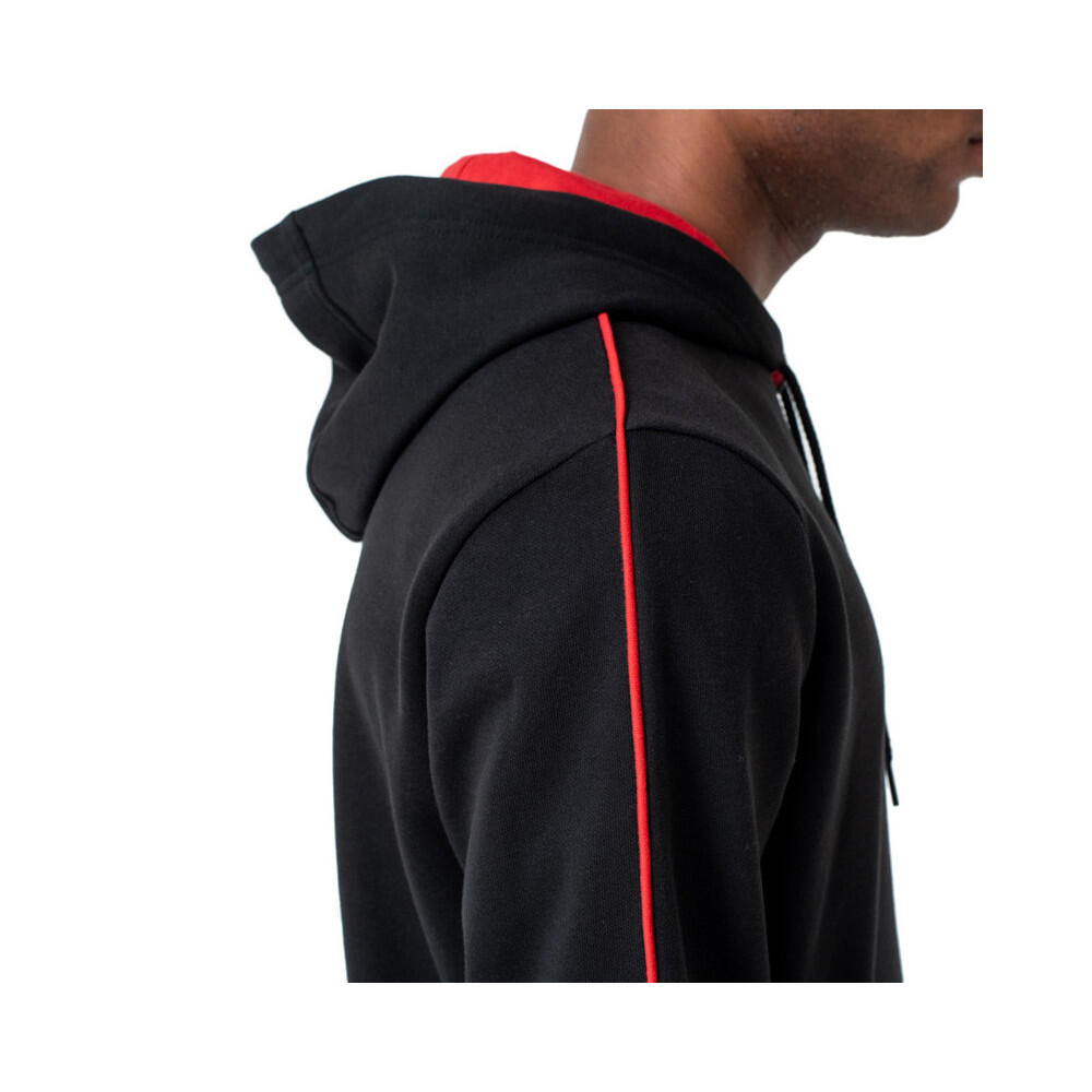 Felpa con cappuccio New Era Chicago Bulls: Stile a righe per veri tifosi 5/6
