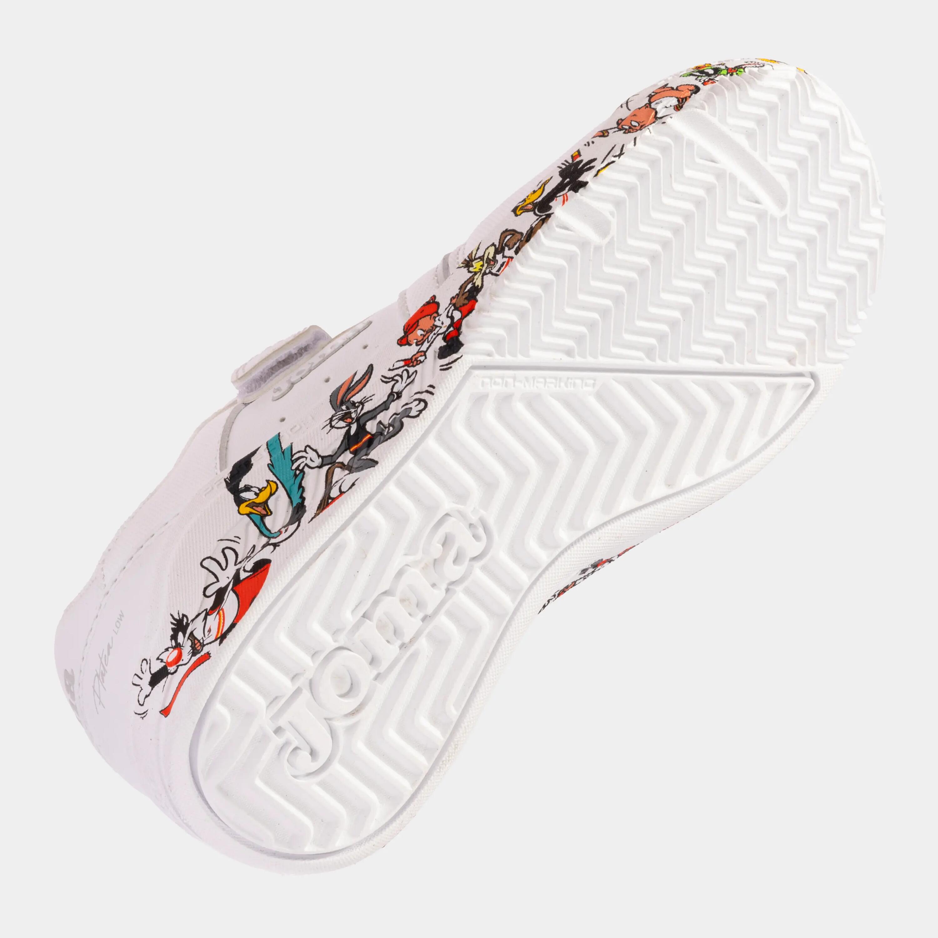 Zapatillas Niños Joma Platea Low Jr 24 Blanco 5/5