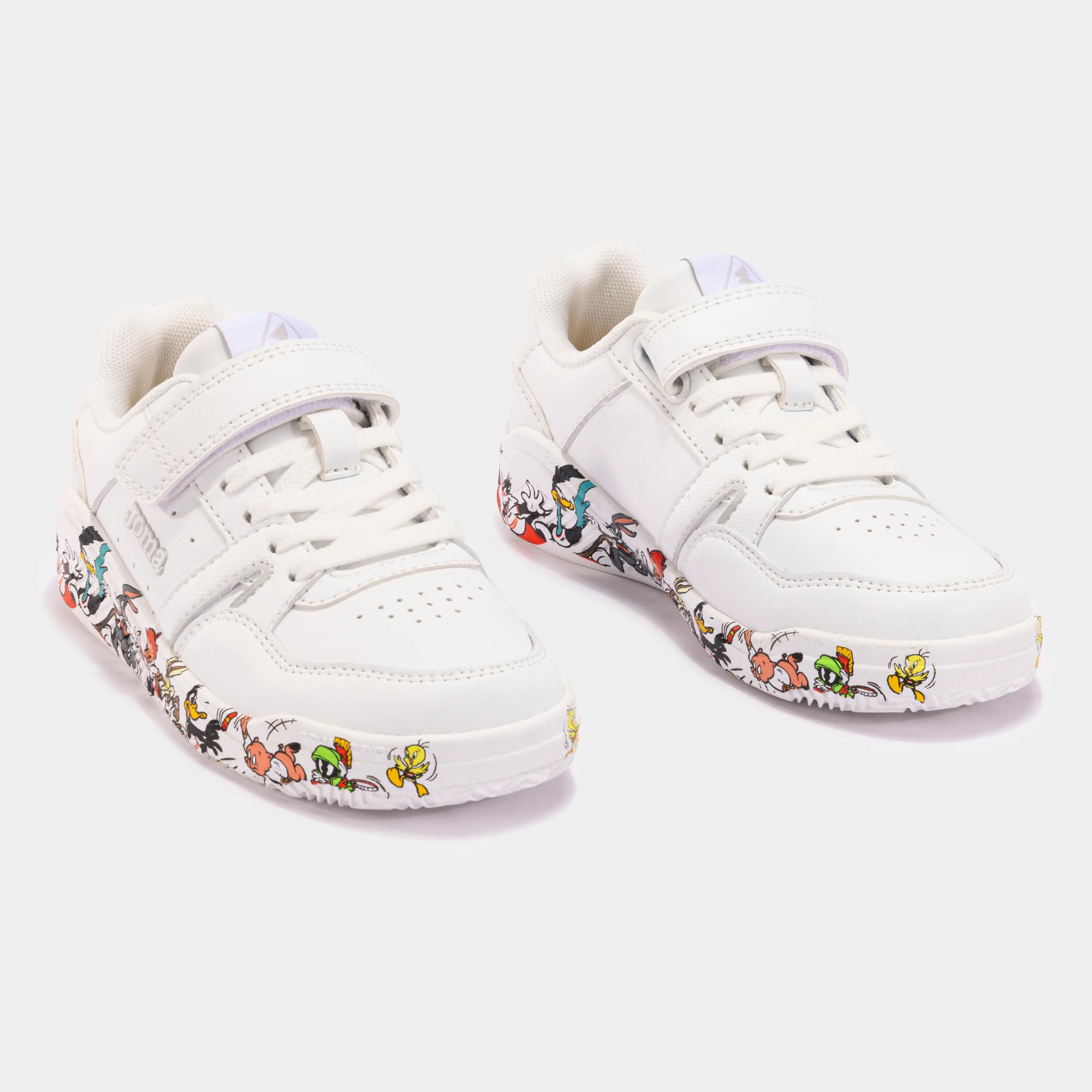 Zapatillas Niños Joma Platea Low Jr 24 Blanco 2/5