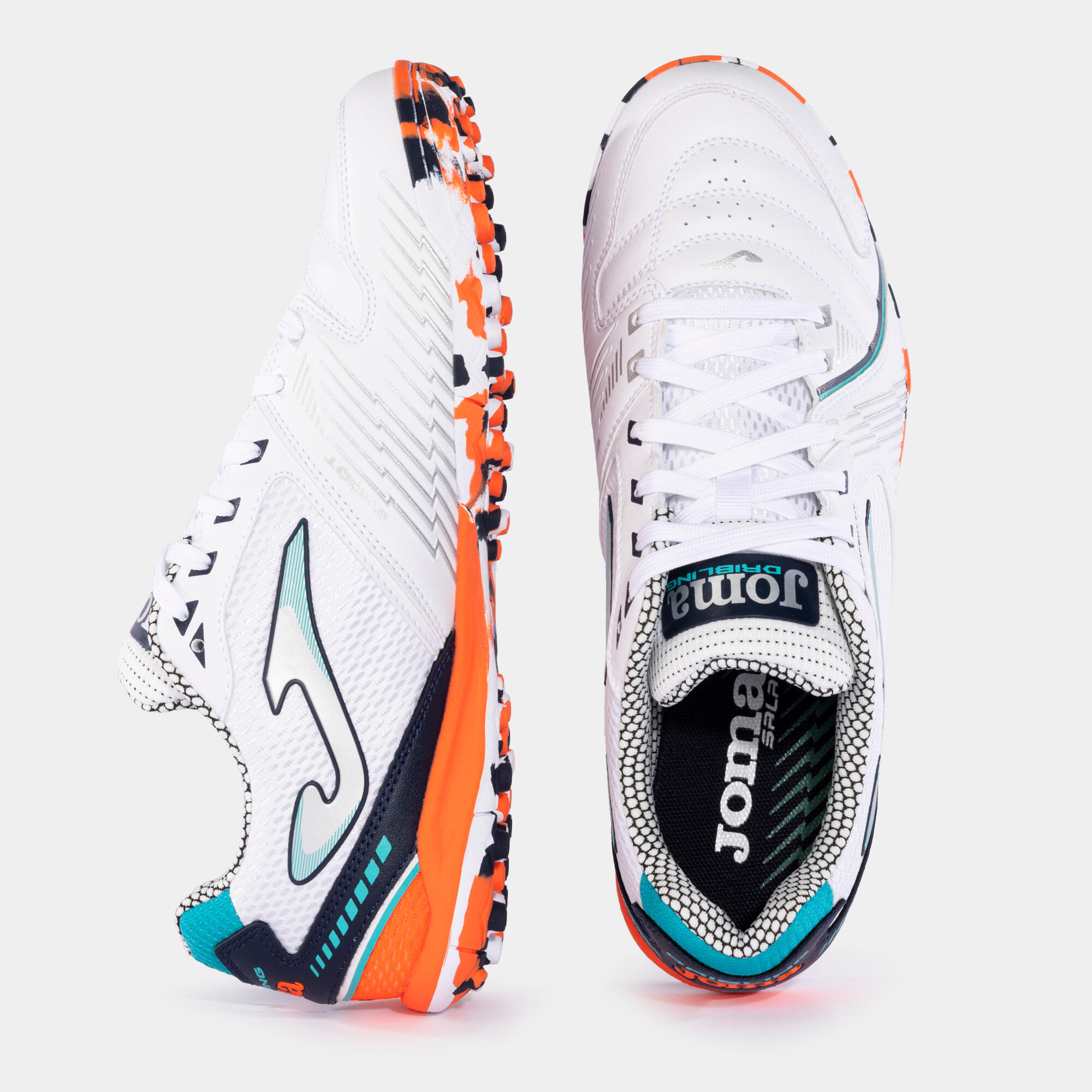 Botas Fútbol Fútbol Adulto Joma Dribling 24 TF Blanco 4/6
