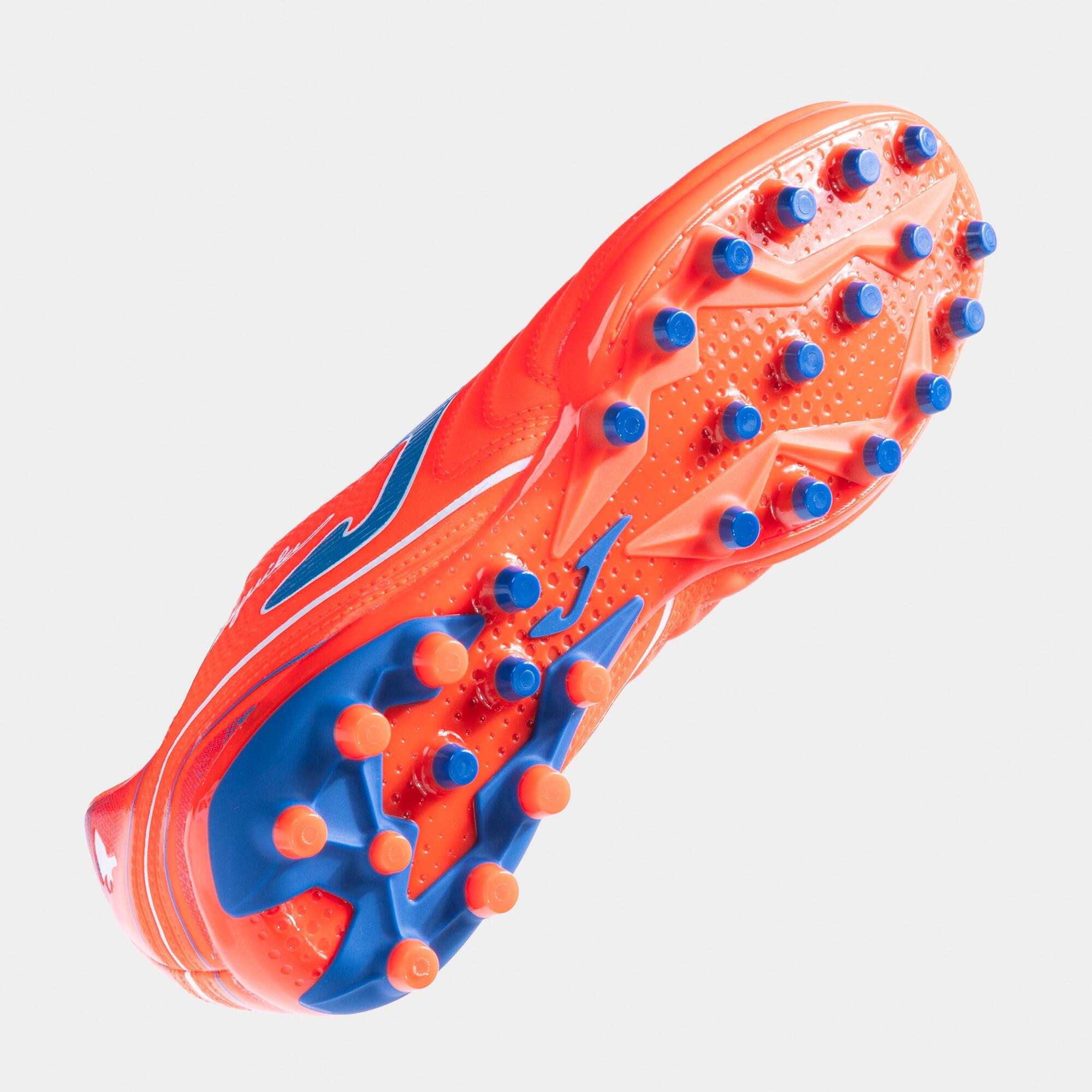 Chaussures Football Football Adulte Joma Aguila 24 AG Orange 5/5