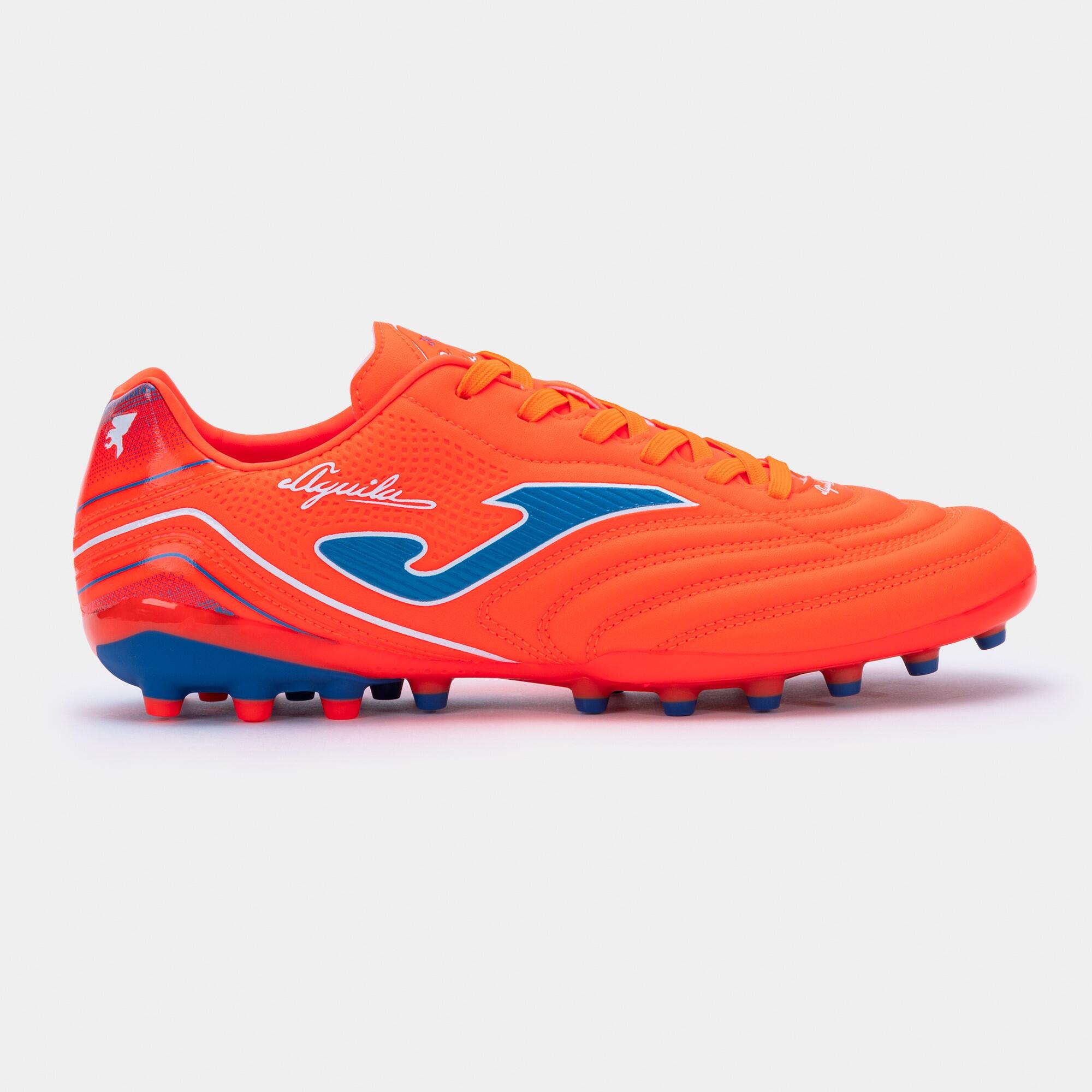 Joma - Chaussures Football Football Adulte Joma Aguila 24 Ag Orange - Chaussures De Football - Bleu|orange - 43 - Decathlon