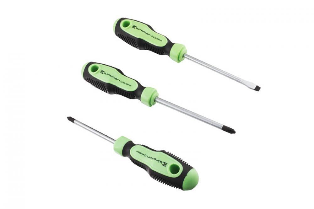 Birzman Screwdriver set, 3 PCS/SET green/black 2/3