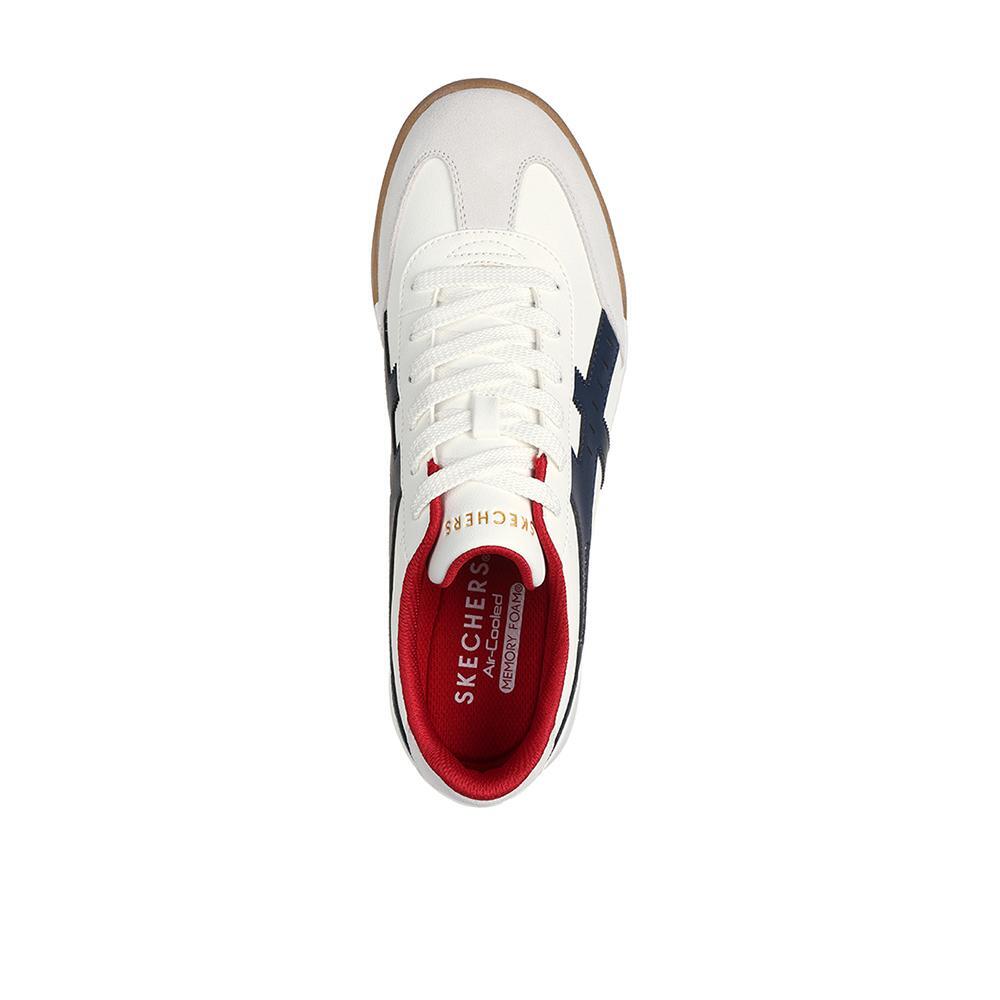 Sapatilhas Caminhada Homem Skechers 183280_WNVR Branco com Atacadores 3/4