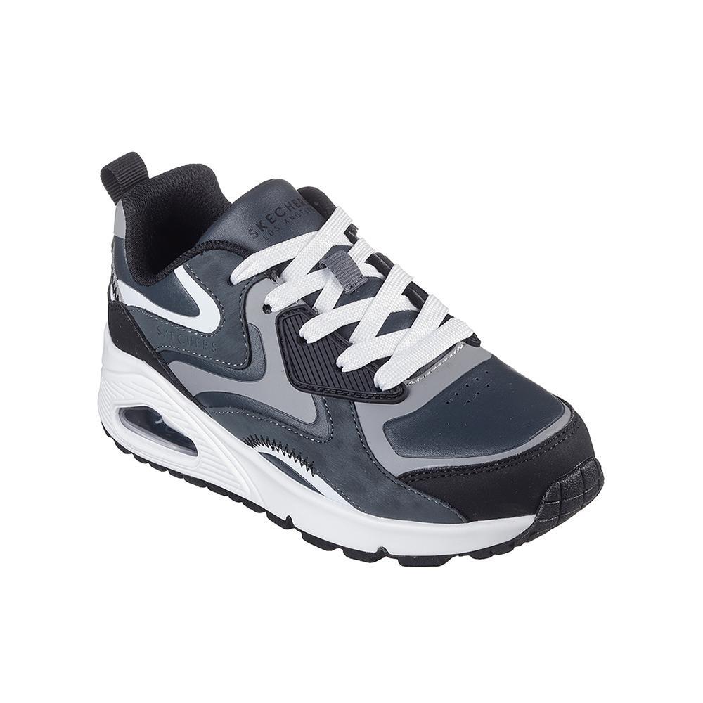 Tênis Pretos Cinza Pretos Skechers Infantiles Uno GEN1 2/4