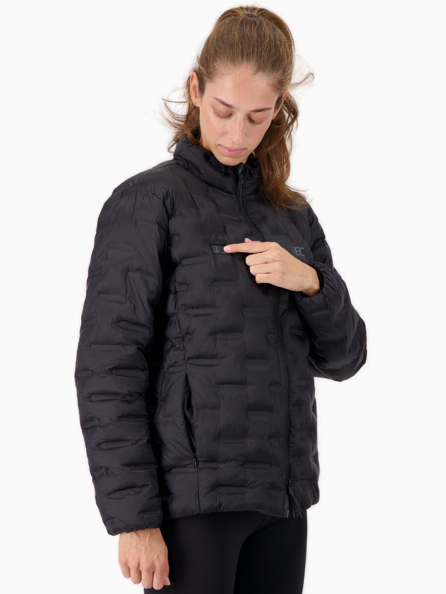 BODYCROSS Casaco de penas impermeável CORALY Preto