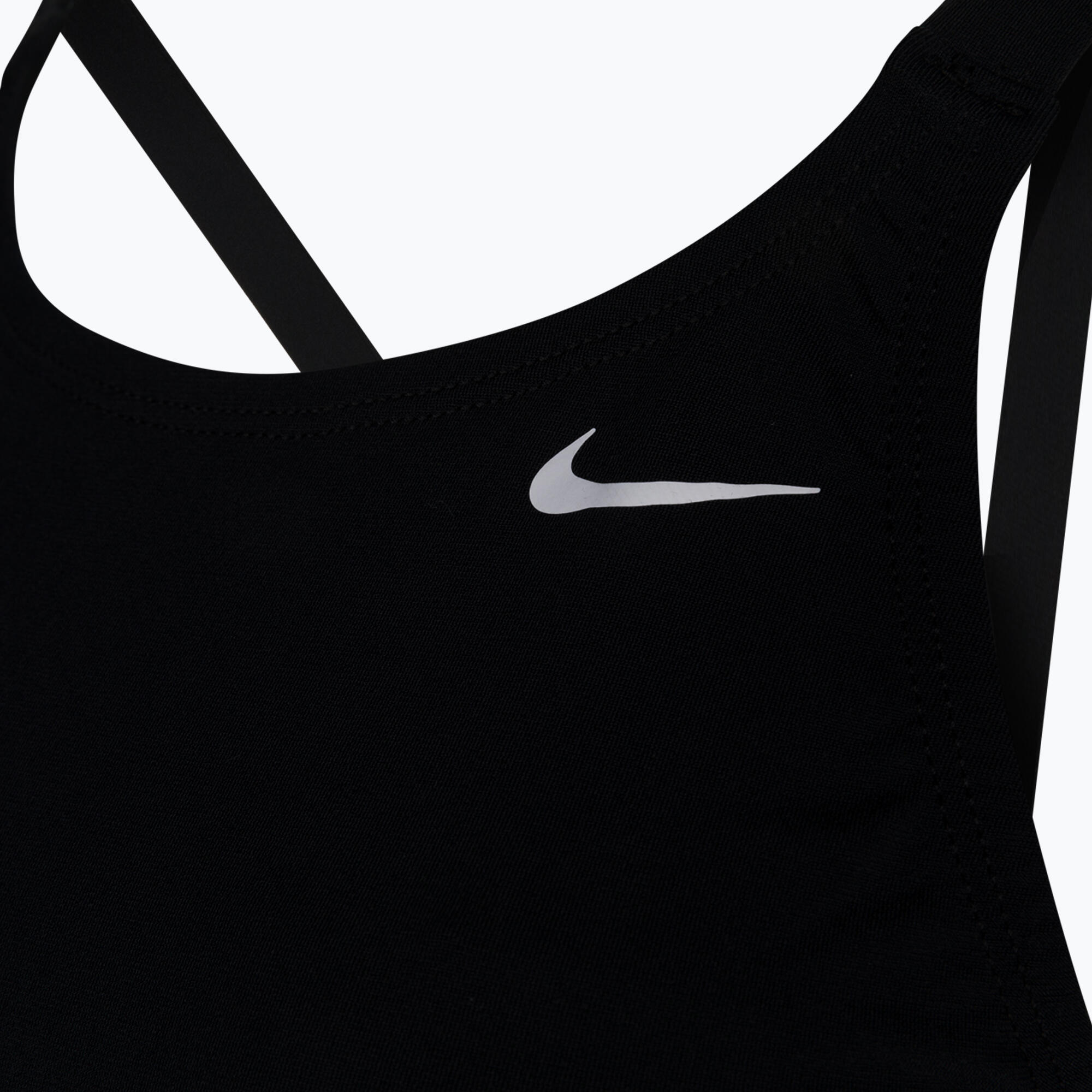 Nike Dames Badpak Hydrastrong Solid Fastback One Piece Zwart 3/4