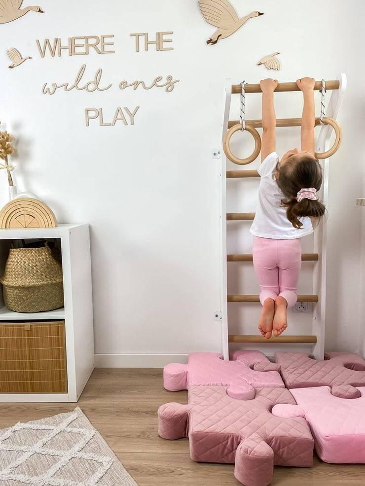 Drabinka gimnastyczna Toddler biały 6/7