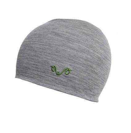 Czapka trekkingowa z 100% wełny merino Szary