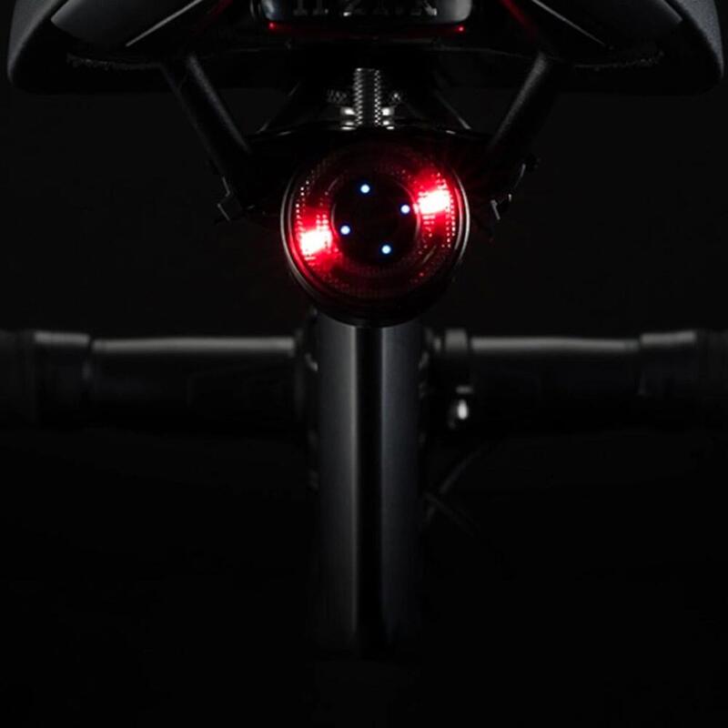 Lumină bicicletă led usb reîncărcabil Q1 negru