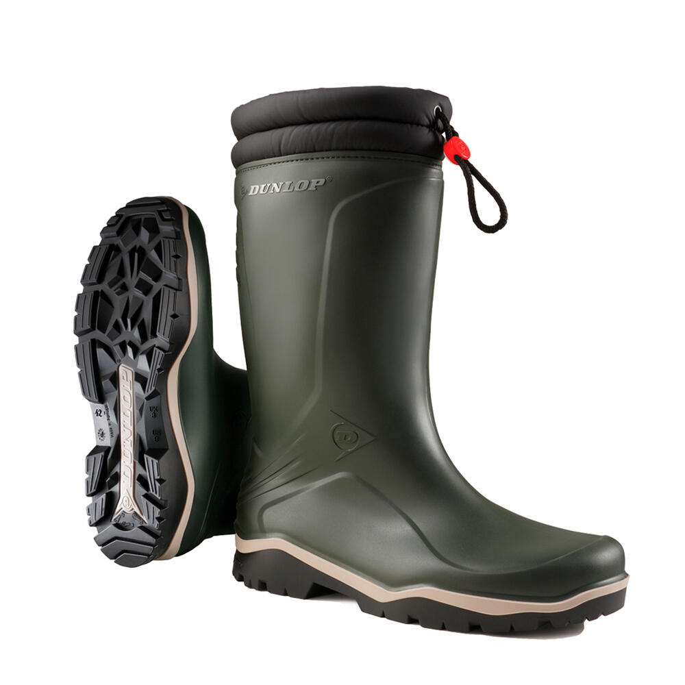 Blizzard Plain Rubber Wellingtons GREEN 2/5