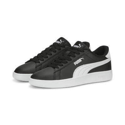 Zapatillas Niños Smash 3.0 Leather PUMA Black Redmazing Red