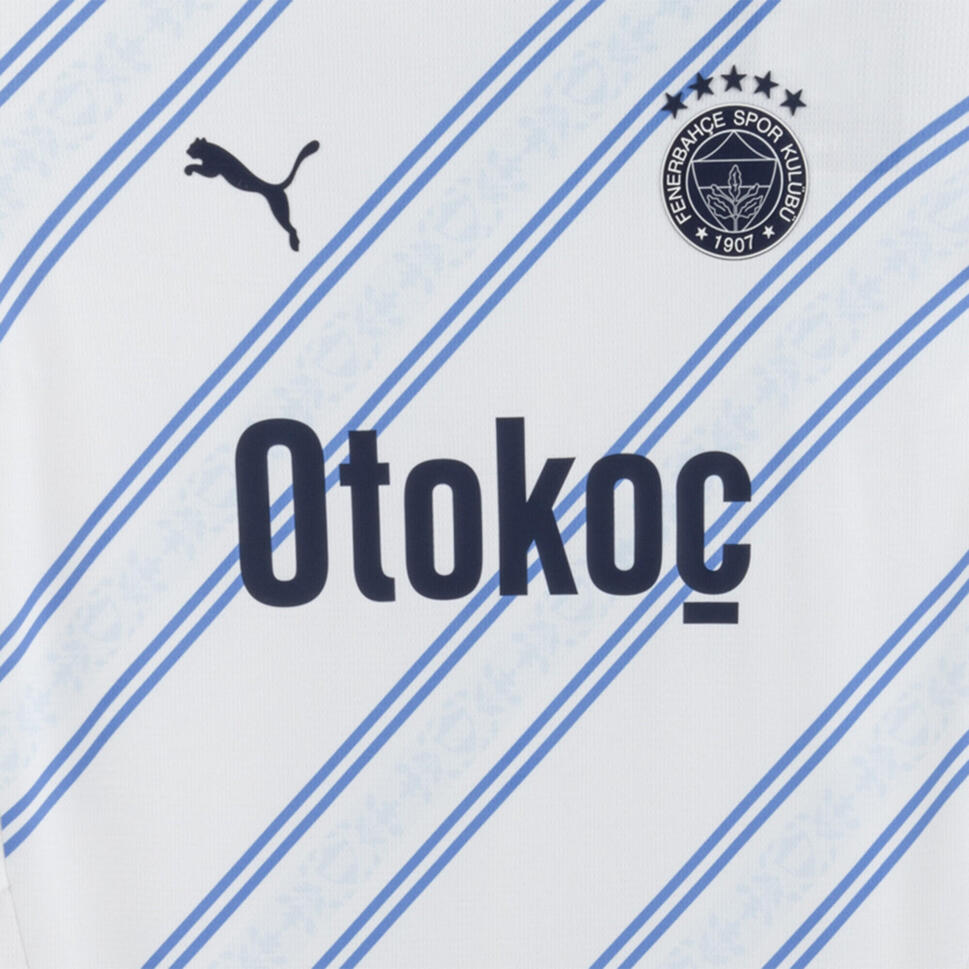 Młodzieżowa koszulka wyjazdowa Fenerbahçe SK 24/25 PUMA White Dusky Blue