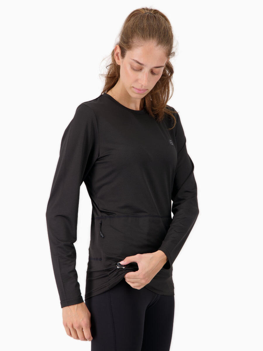 BODYCROSS T-shirt aquecida CRISTA ML Preto