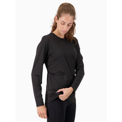 T-shirt ML Chauffant CRISTA Noir