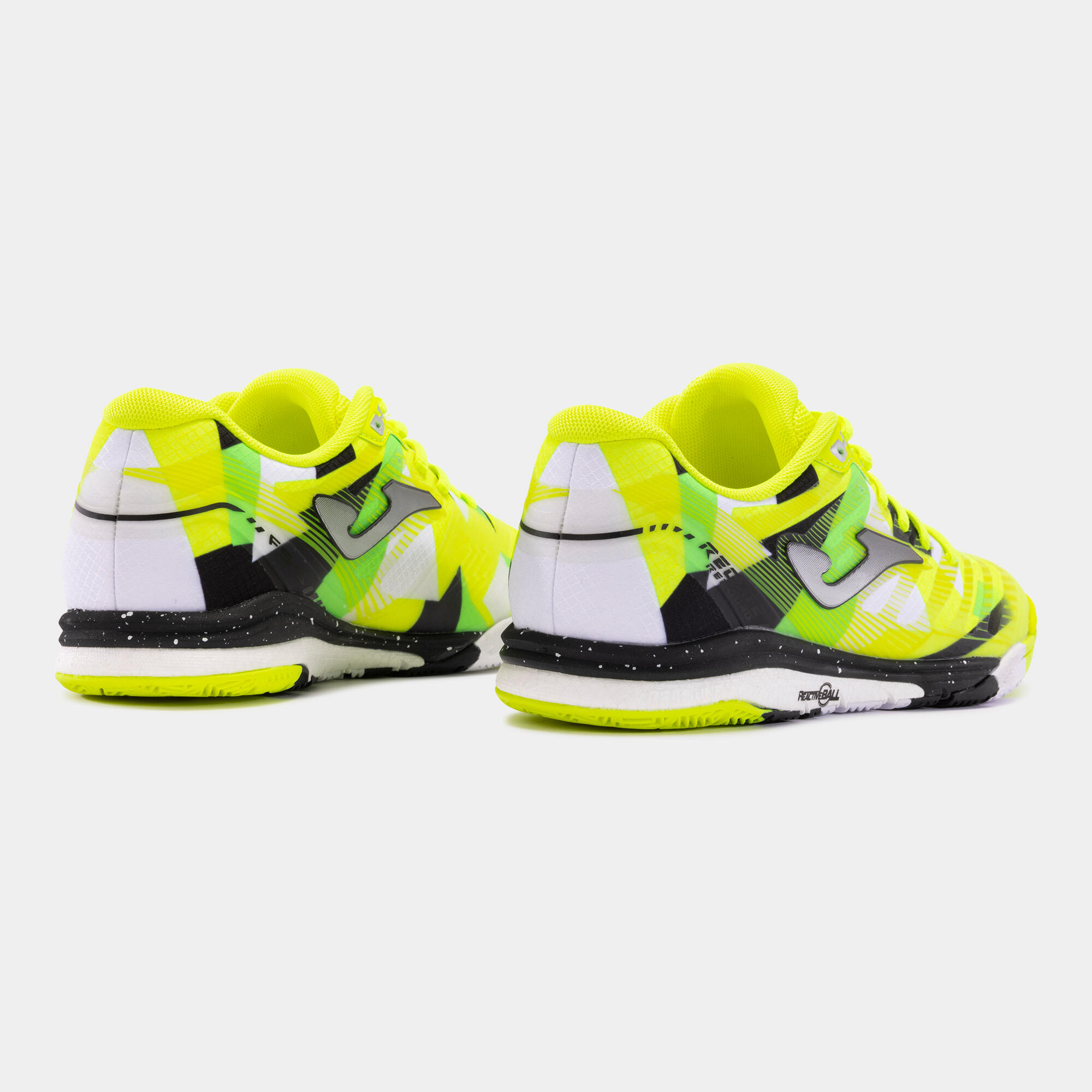 Chaussures Futsal Adulte Joma Regate Rebound 24 IN Jaune Fluo 3/5