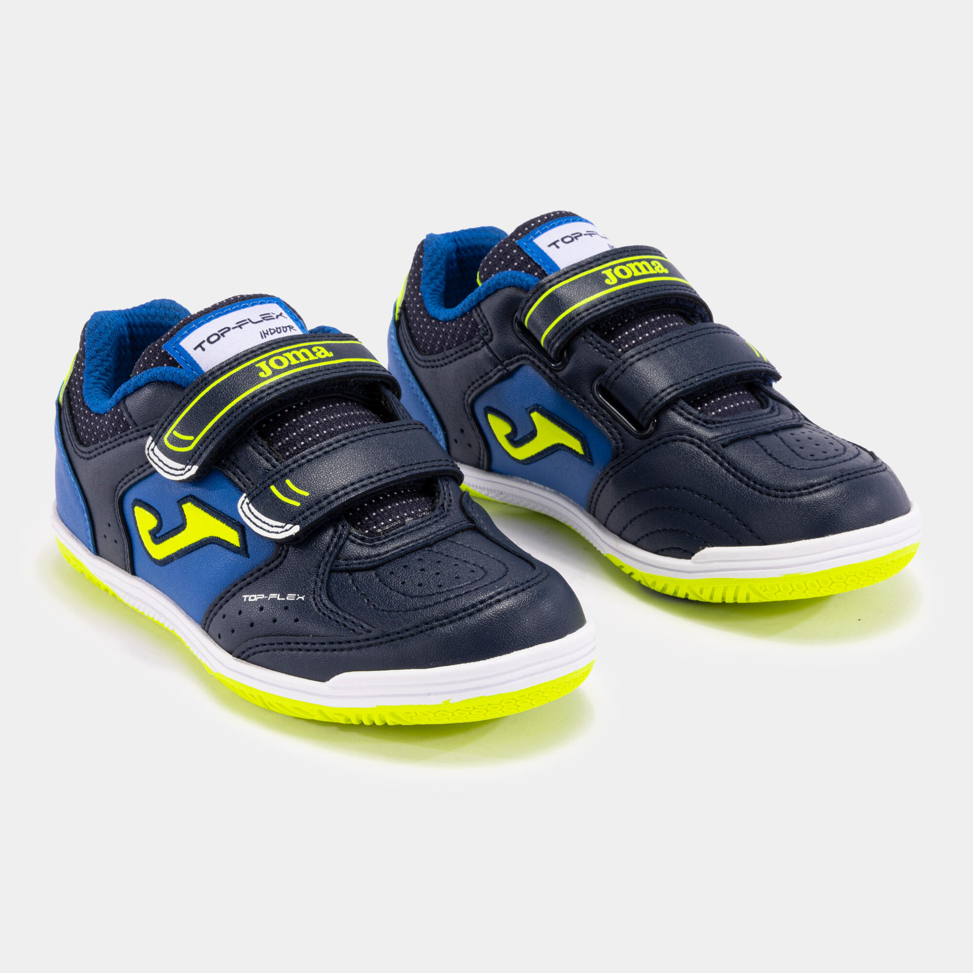 Chaussures Futsal Enfants Joma Top Flex Jr 24 IN Bleu Marine 2/6