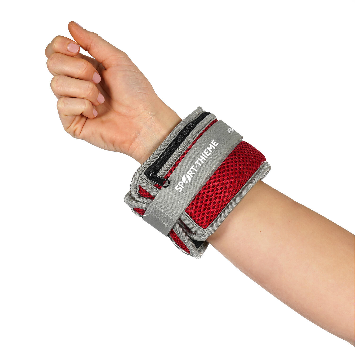 Gewichtsmanschetten Aqua 0,5 kg Fitness / Krafttraining Unisex Rot-Grau 2/4