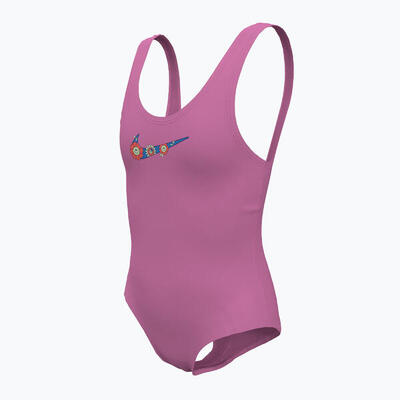 Nike multi logo u-back zwempak uit één stuk voor kinderen