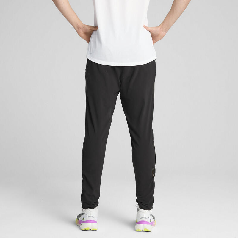 Męskie spodnie RUN VELOCITY o zwężanym kroju PUMA Black