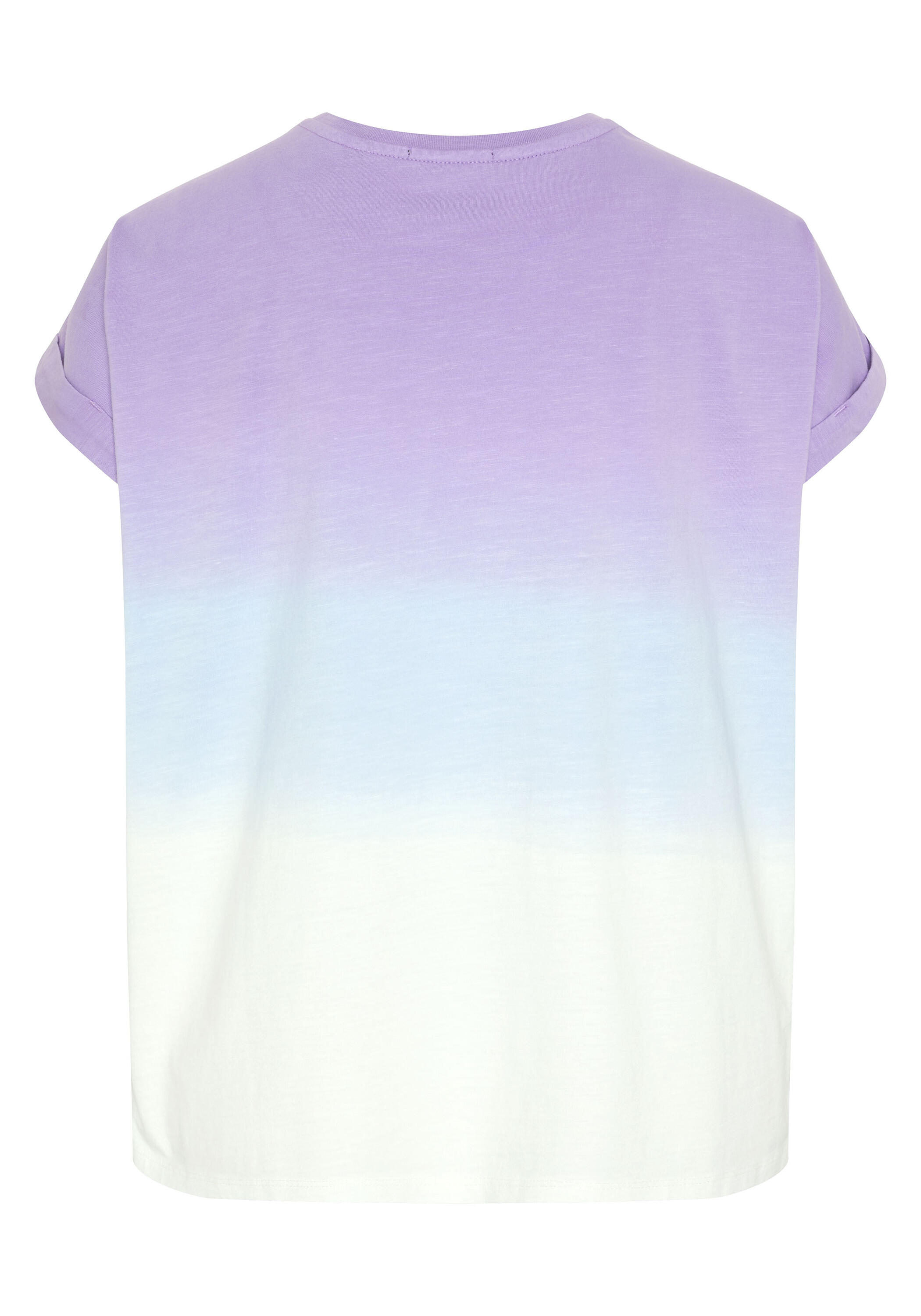 T-Shirt im Dip-Dye-Look mit Stickerei 2/7