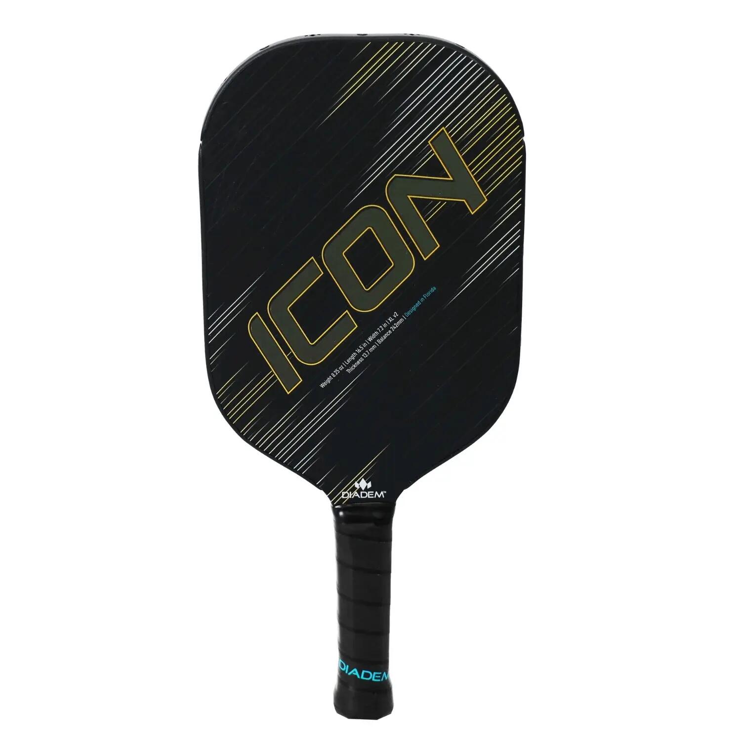 Icon V2 XL pickleball ütő - Black 2/3