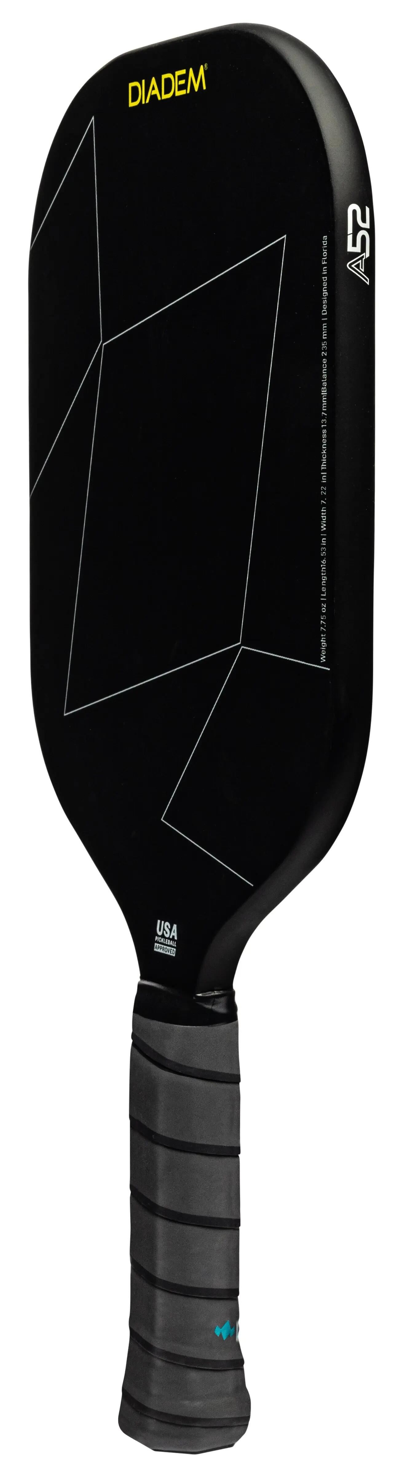 A52 pickleball ütő - Black/ Yellow 4/5