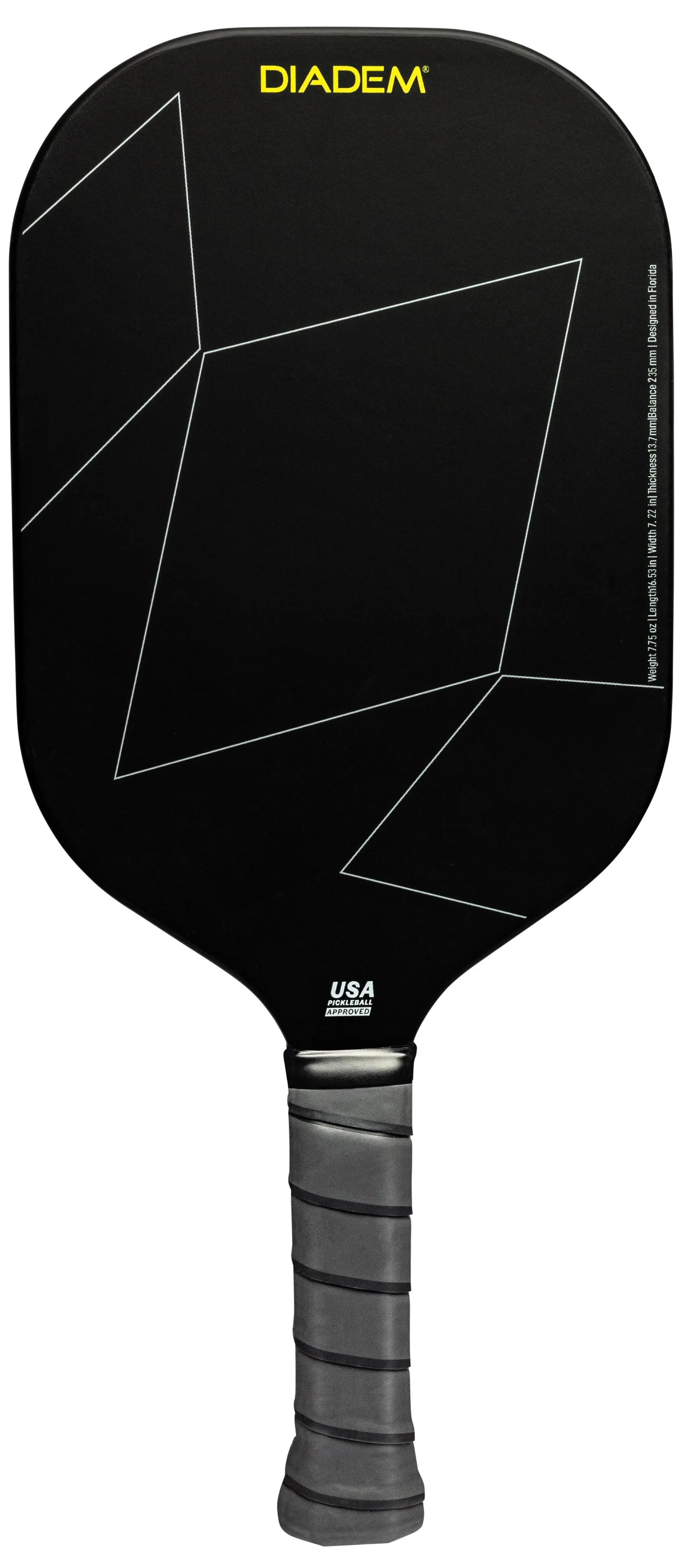 A52 pickleball ütő - Black/ Yellow 2/5