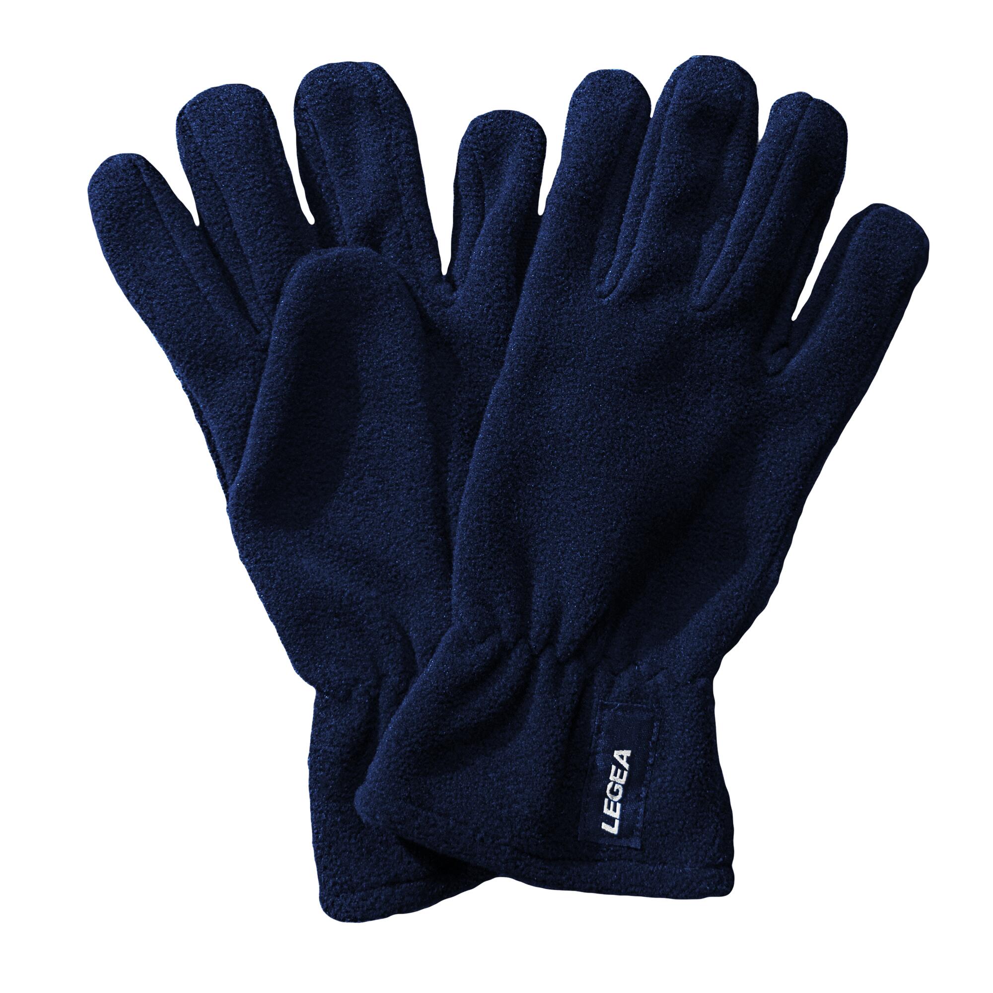 Guanti in Pile blu unisex 2/2