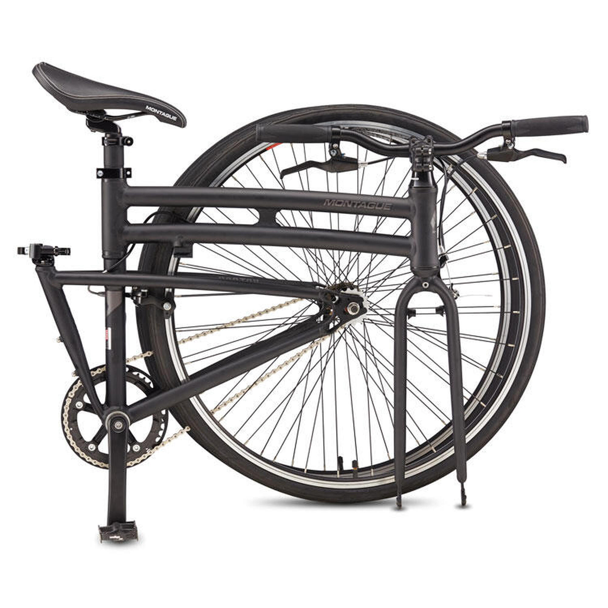 Montague - Boston 21" Noir Mat - Vélo Pliant - Noir - Decathlon