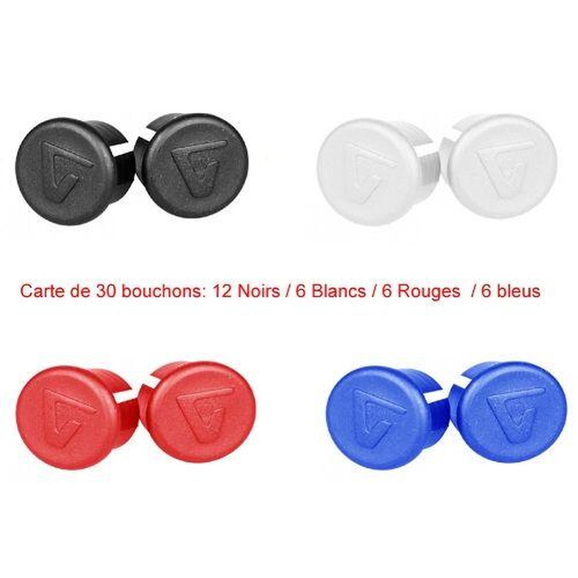 Velox - Embouts Guidon Assortis (30) Guidoline - Bouchon De Guidon - Noir - No Size - Decathlon