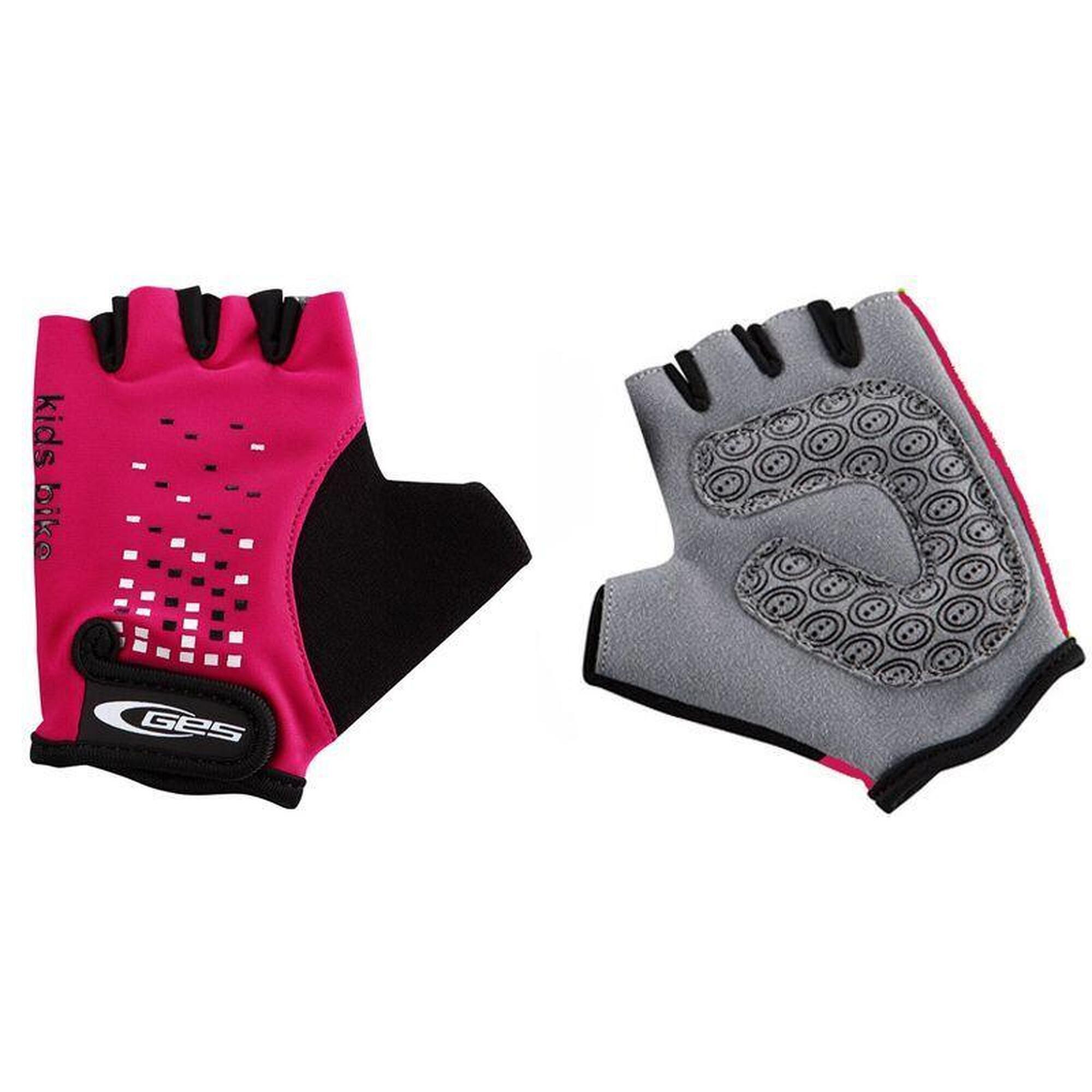 Ges - Gants Velo Enfant Rose Taille 4 - Gants - Rose - Decathlon