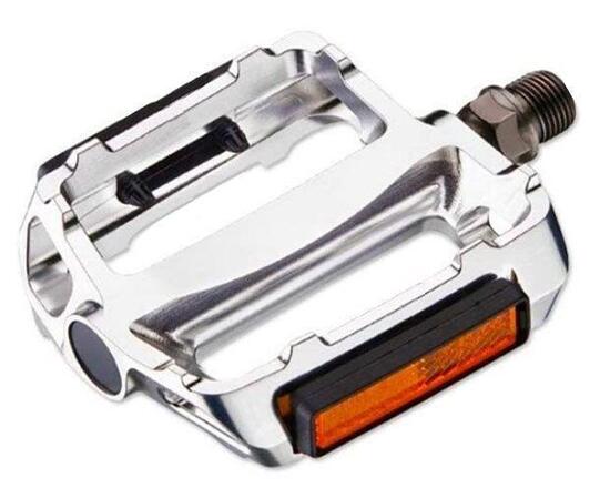 Pédales VTT dural monobloc silver