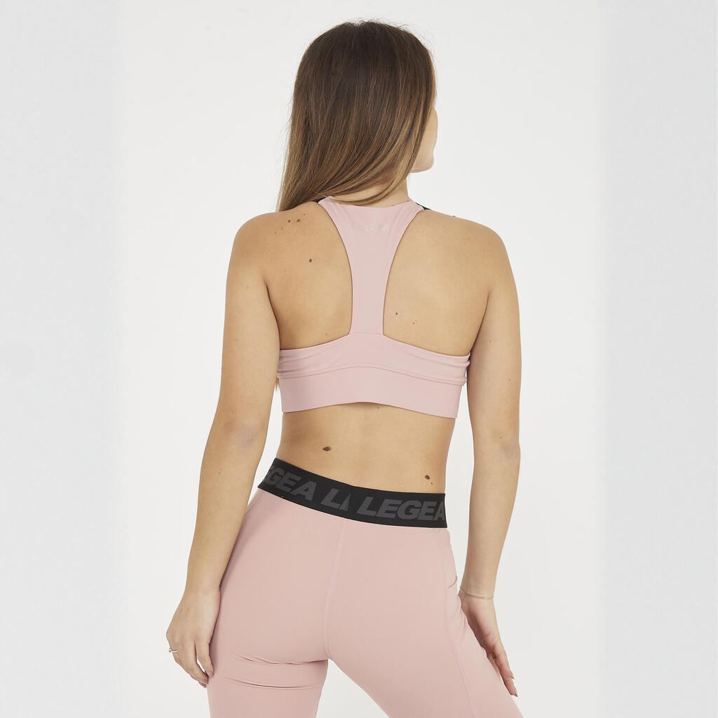 Women's Training Crop Top with Compression Fabric