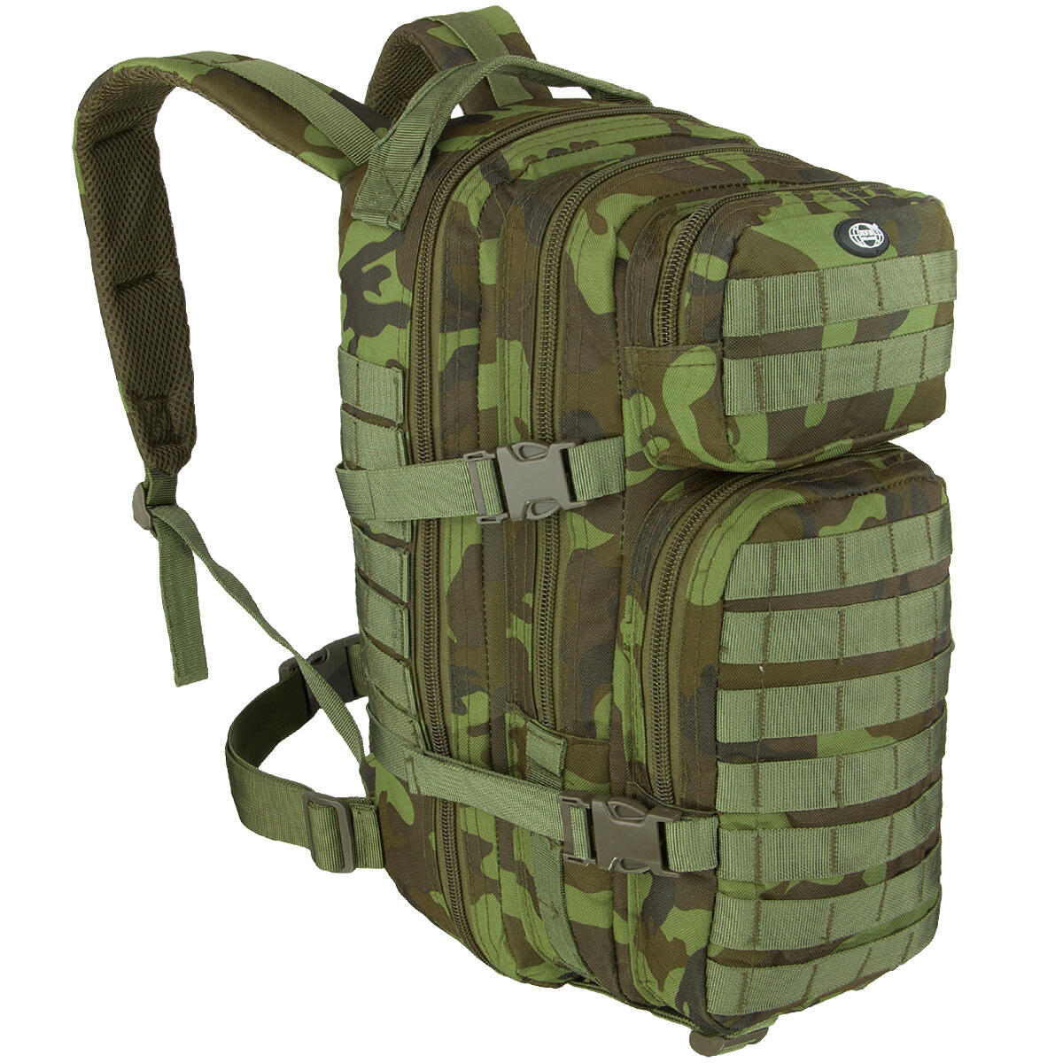 camouflage / dark green / light green