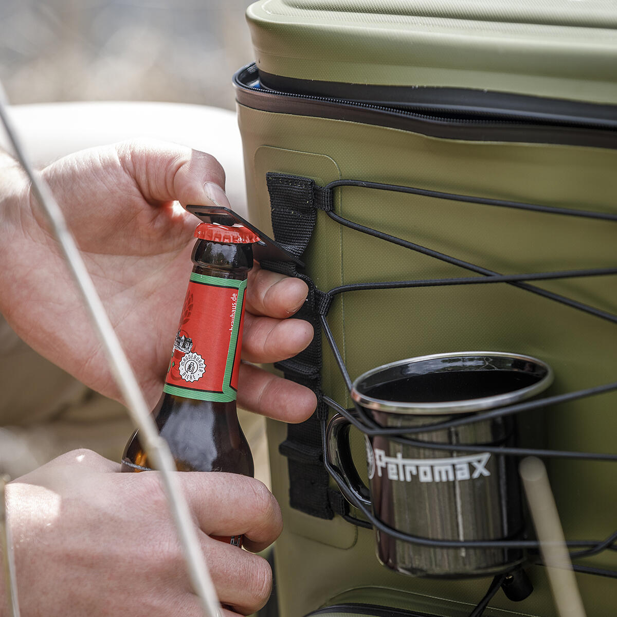 Petromax Zaino Frigo 17L – Zaino termico resistente e impermeabile – Verde Oliva 4/7