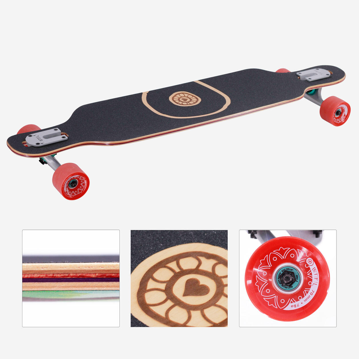 BTFL YUVA - drop through Longboard 4/5