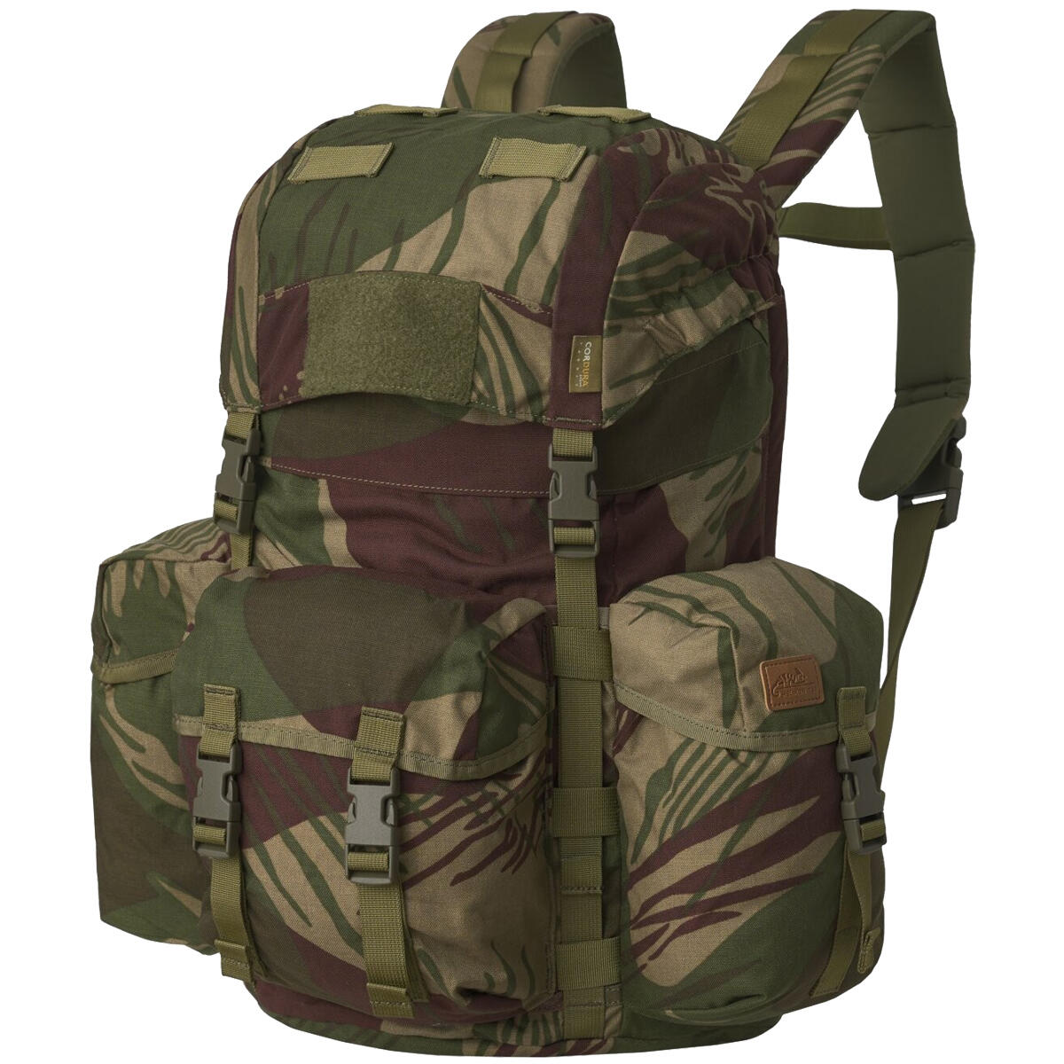 camouflage / jungle green / brown