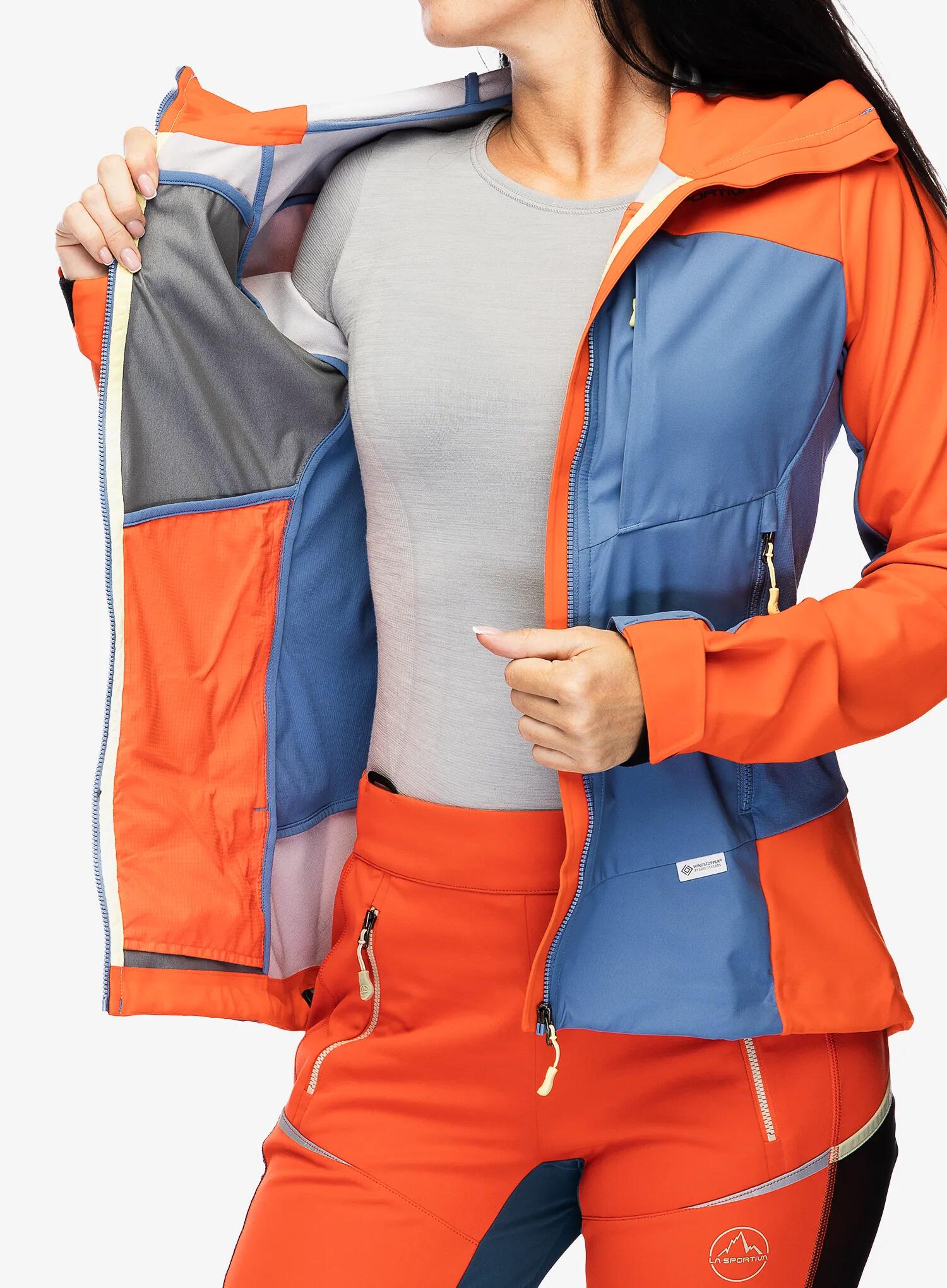Chaqueta con capucha La Sportiva Guide Windstopper 6/7