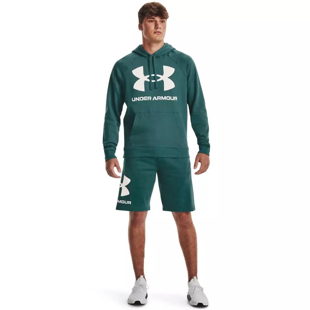 Uomo Under Armour Rival Big Logo Felpa con Cappuccio Rival 4/4