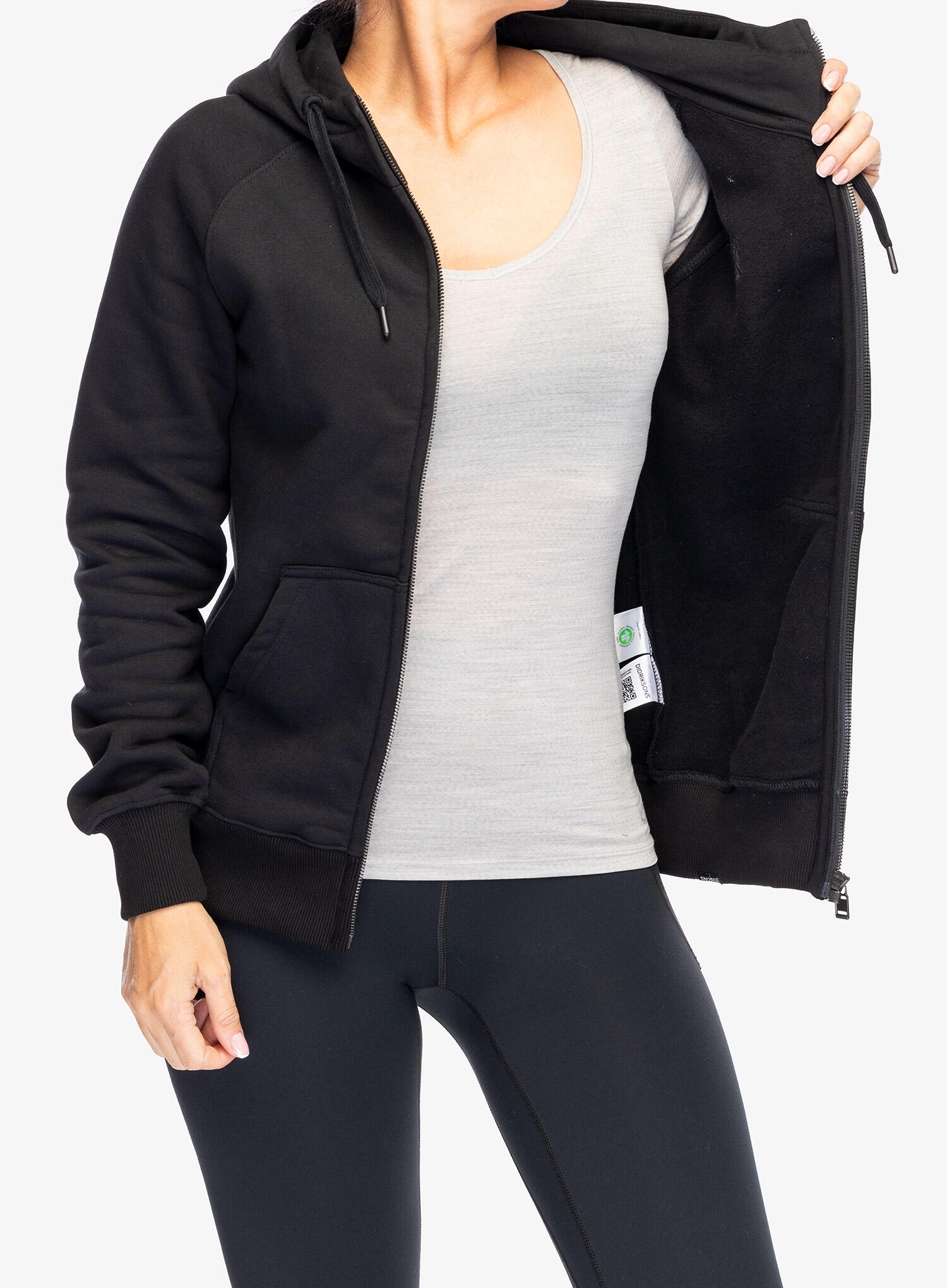 Bluza z kapturem damska Didriksons Ven Full Zip 7/7