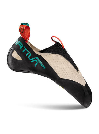 Kletterschuh La Sportiva Mantra Chalk schwarz Sohle Vibram XS Grip2 P3 D‑Tech