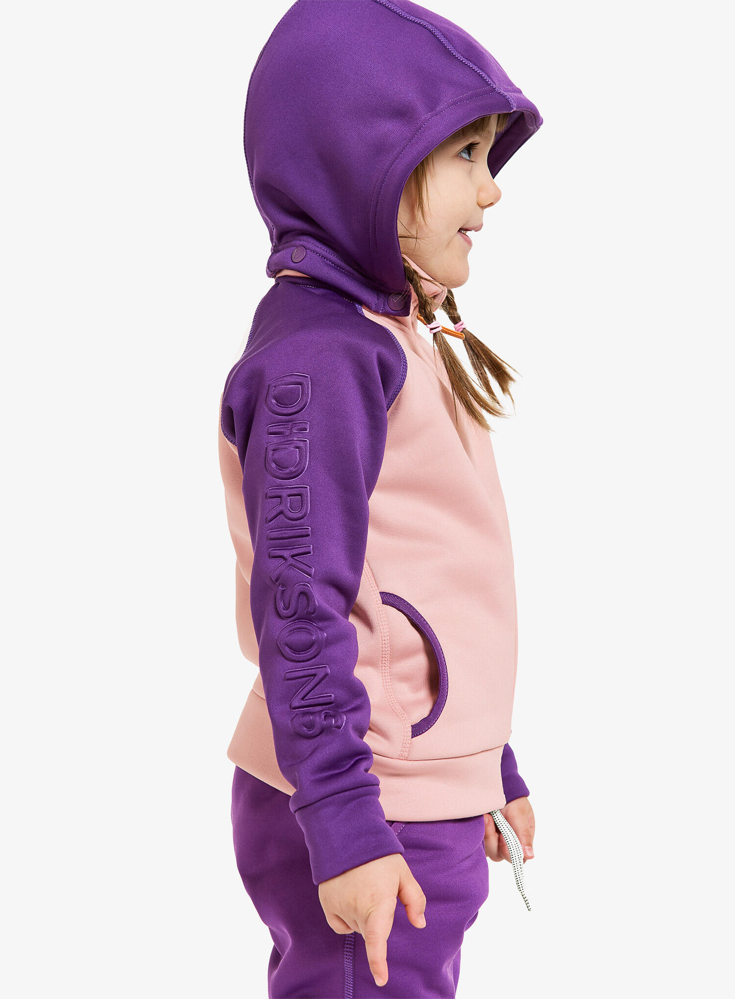 Bluza z kapturem dziewczęca Didriksons Corin Full Zip 4/4