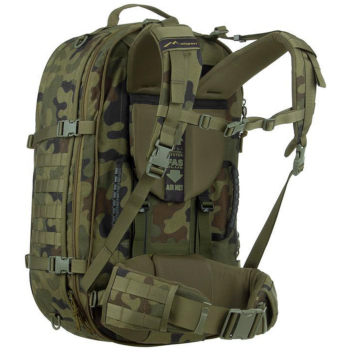 Wisport Crossfire Shoulder Bag and Rucksack PL Woodland (WZ-93) | Decathlon