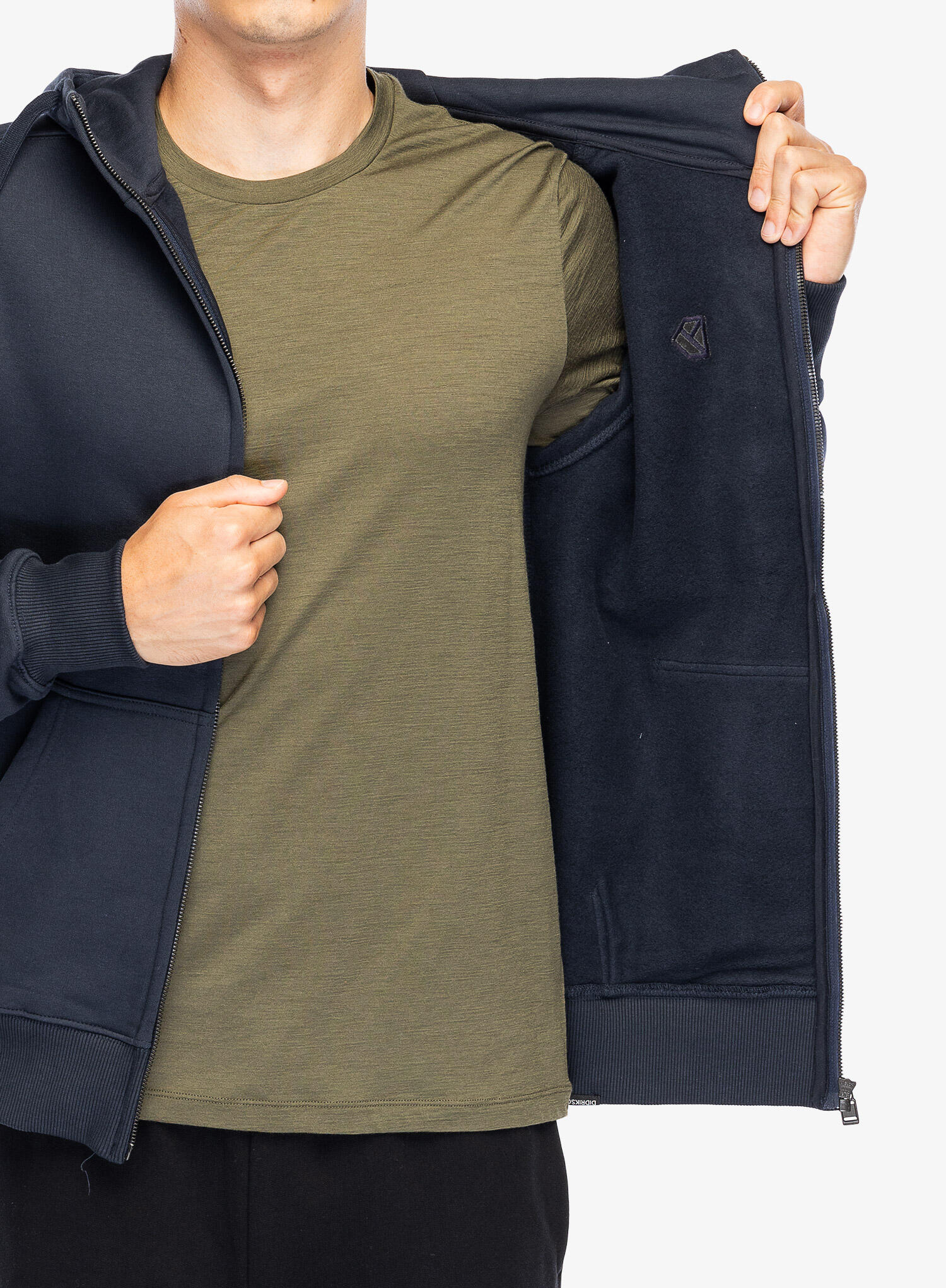 Bluza z kapturem z pełnym zamkiem błyskawicznym Didriksons Ven 4/7